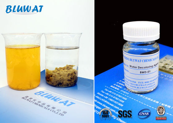 Beli BWD-01 Water Decoloring Agent Color Removal Bahan Kimia Pengolahan Air ISO9001 SGS BV pembuatan online