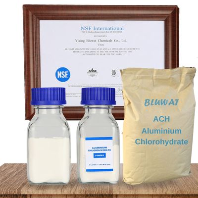 Beli NSF bersertifikat Pengolahan Air Minum Bahan kimia pemurni air Koagulan ACH Aluminium Chlorohydrate Powder pembuatan online