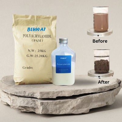 Beli Premium Anionic Polyacrylamide PAM Berat Molekuler 5-22 Juta Untuk Memacangkan Limbah pembuatan online