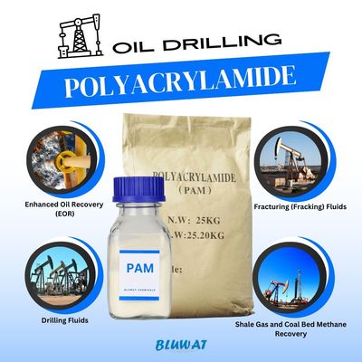Beli Pengeboran Minyak Polyacrylamide Polyelectrolyte Polyacrylamide Polimer sebagai Pengurang gesekan dalam Cairan Fracking Berbasis Air pembuatan online