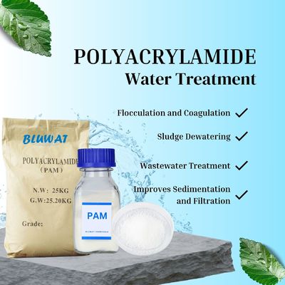 Beli Anionic Kationic Non-ionic Polyacrylamide PAM Polyelectrolyte untuk Flocculation dan Koagulasi Pengolahan Air pembuatan online