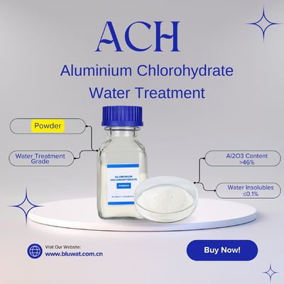 Beli Bubuk Pengolahan Air ACH Aluminium Chlorohydrate Logam Berat dan Fosfat Penghilang Koagulan pembuatan online