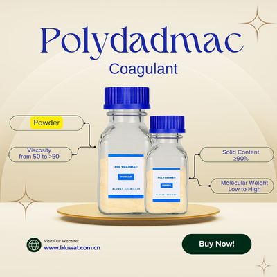 Beli Powder PolyDADMAC PDADMAC PDMDAAC Koagulasi dan Flokulasi Pengurangan Kebusukan Pengurangan Volume Limbah pembuatan online