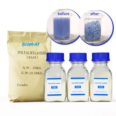 Beli Polyacrylamide PAM Polyelectrolyte Flocculant Chemicals yang digunakan di pabrik pengolahan limbah pembuatan online