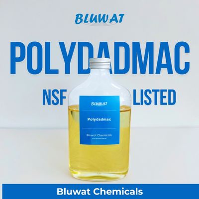 Beli PDDA bersertifikasi NSF Dadmak Polydadmac Koagulan Flokulan untuk Pengolahan Air Minum pembuatan online