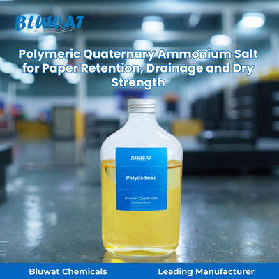 Beli Polymeric Quaternary Ammonium Salt Polydadmac for Paper Retention, Drainage and Dry Strength | Bluwat Chemicals pembuatan online