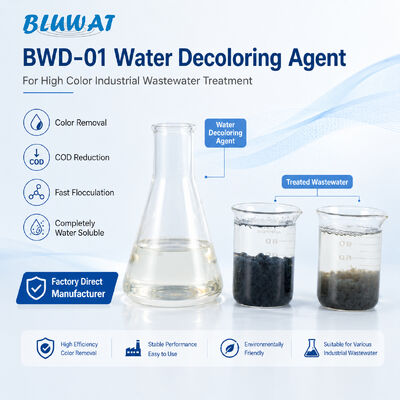 membeli BWD-01 Water Decoloring Agent CAS 55295-98-2 untuk Pengolahan Air Limbah Industri Berwarna Tinggi dengan Kandungan Padat 50% pembuatan online