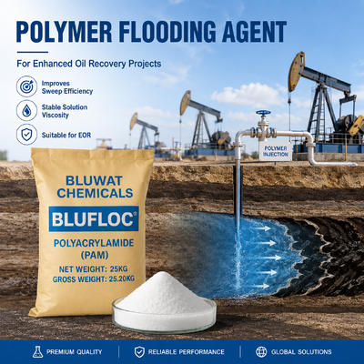 Beli BLUFLOC HA7525 Anionic PAM 20 hingga 100 Mesh untuk Kontrol Kehilangan Cairan Lumpur Pengeboran dalam Aplikasi Ladang Minyak pembuatan online