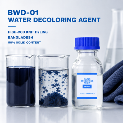 membeli BWD-01 50%-55% Penghilang Warna Air untuk Efluen Pewarnaan Untaian dengan COD Tinggi di Bangladesh pembuatan online