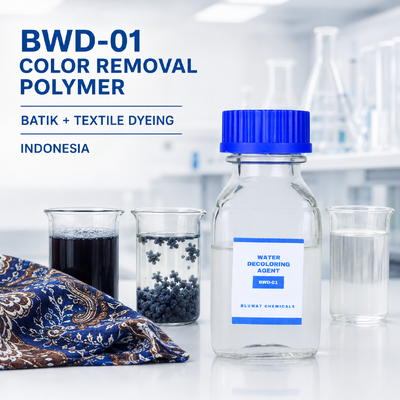 membeli BWD-01 Polimer Penghilang Warna Kationik untuk Limbah Batik dan Pencelupan Tekstil di Indonesia pembuatan online