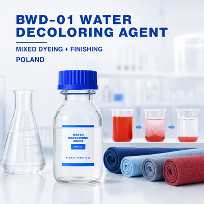 membeli Agen Penghilang Warna Air BWD-01 dengan Kandungan Padat 50% dan pH 3-6 untuk Pengolahan Air Limbah Tekstil di Polandia pembuatan online