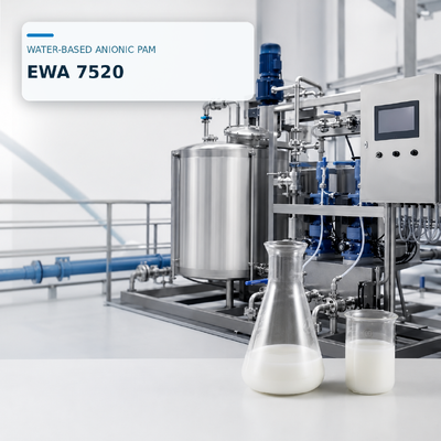 membeli Blufloc EWA 7520 Emulsi PAM Anionik Berbasis Air dengan Berat Molekuler Sangat Tinggi dan Tingkat Anionik Menengah untuk Dosis Otomatis pembuatan online