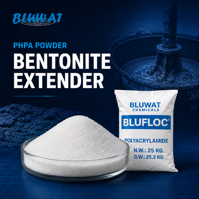 membeli PHPA Powder Bentonite Extender dengan 89% Min. Kandungan Padat untuk Low-Solids Drilling Fluids sebagai Anionic Copolymer pembuatan online