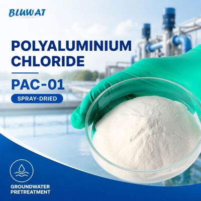 membeli 30% Min. Al2O3 PAC-01 Polyaluminium Chloride Semprot Kering Kantong 25kg untuk Pra-perlakuan Air Tanah pembuatan online