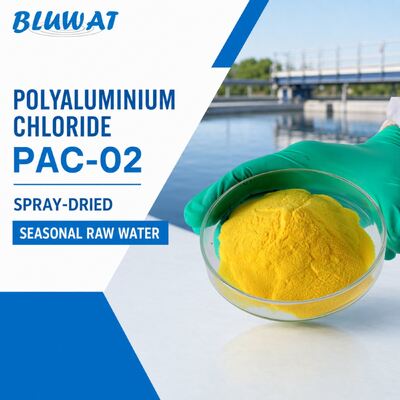 membeli 30% Min. Al2O3 Disemprot-Dried 25kg Bag PAC-02 Polyaluminium Chloride untuk Pengolahan Air mentah Musim pembuatan online