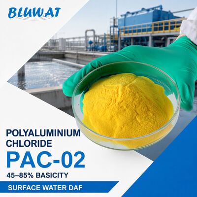 membeli PAC-02 Polialuminium Klorida Semprot Kering dengan Kebasaan 45-85% untuk Pengolahan DAF Air Permukaan pembuatan online