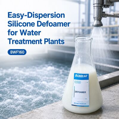 membeli Defoamer silikon nononionik dengan dispersi mudah dengan 50-300 ppm Dosis untuk pengolahan air pembuatan online