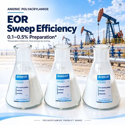 membeli Anionic Polyacrylamide APAM 0.1-0.5% Working Solution for EOR Sweep Efficiency Improvement in 25kg PE Bag pembuatan online