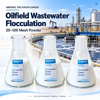 membeli Anionic Polyacrylamide APAM 20-100 Mesh 89% Minimum Solid Content for Oilfield Wastewater Flocculation pembuatan online