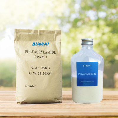 Polyacrylamide Chemicals Polyelectrolyte Flocculant Untuk Pengolahan Air Limbah Unggul