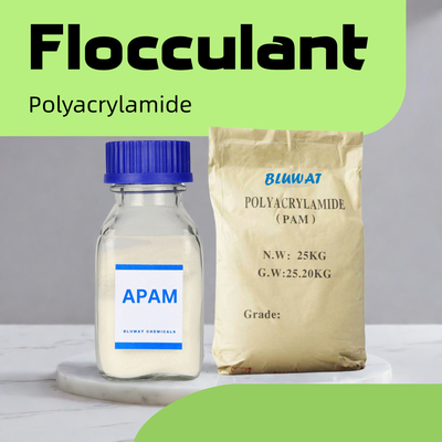 Flocculant Polyacrylamide Anionic Polymer Kimia Air Kimia Untuk Pembersihan Air