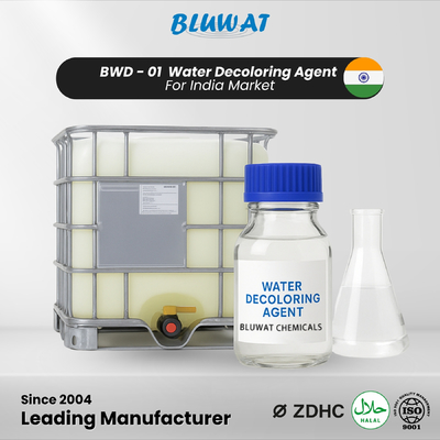 BWD‑01 Agen Penghilang Warna Air Untuk Pengolahan Limbah Tekstil, Kulit, dan Pabrik Gula di India